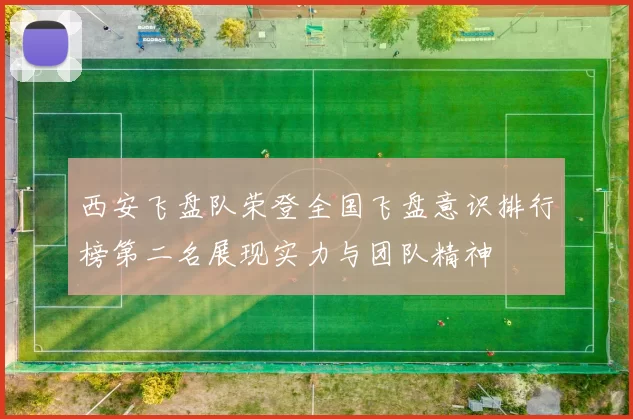 西安飞盘队荣登全国飞盘意识排行榜第二名展现实力与团队精神